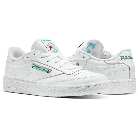 Reebok Classic Club C Leather Original White Green 892 SNEAKERS
